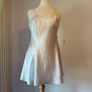 Victoria's Secret Cream Satin Nightie Camisole Lace